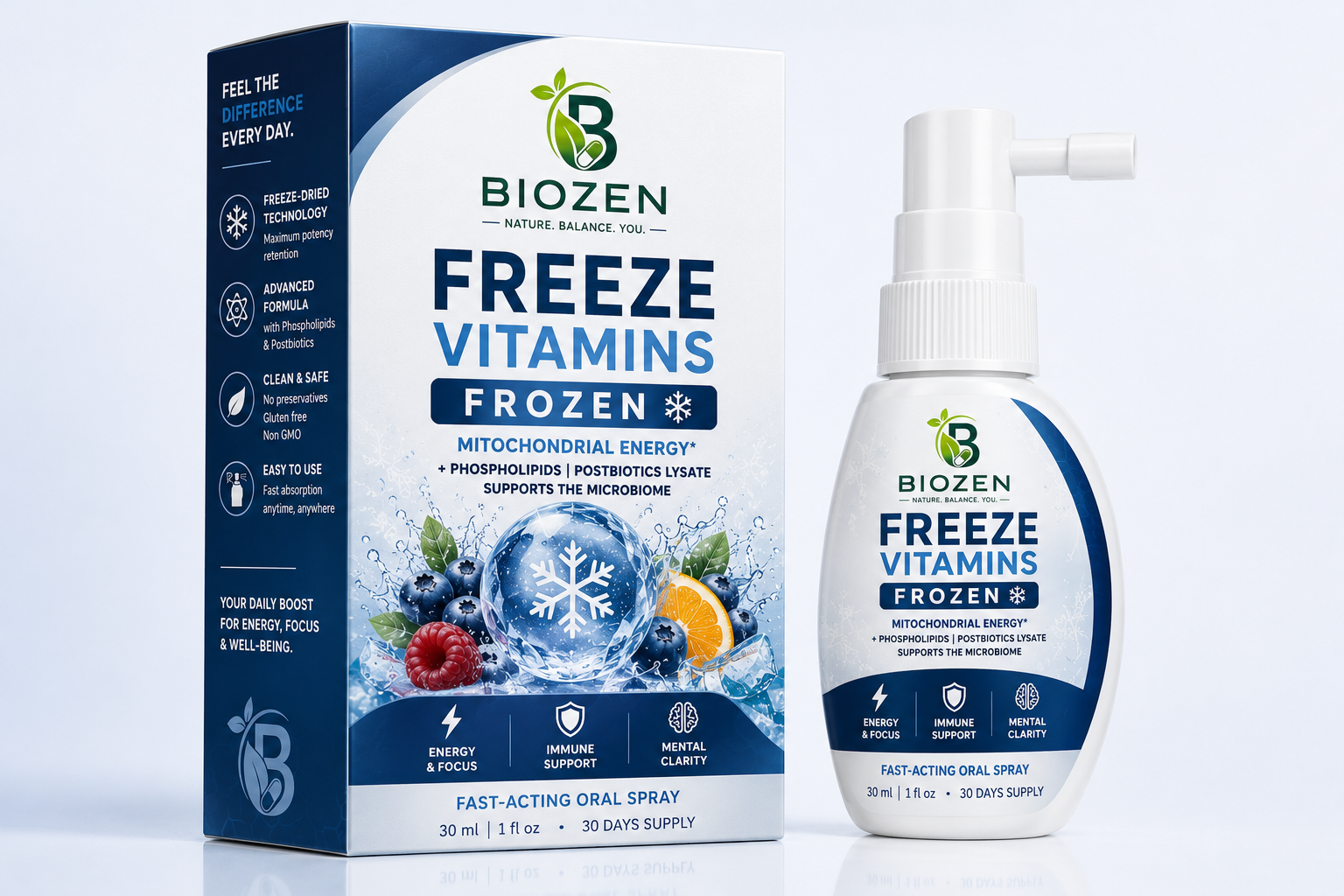 FREEZE VITAMINS – B METHYL COMPLEX ALL SPRAY 30ml