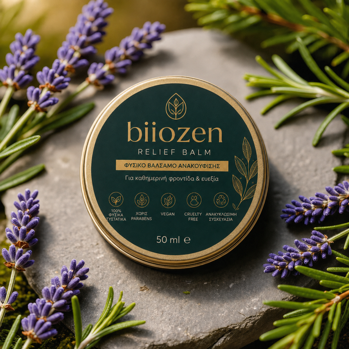 biozen – Βάλσαμο Ανακούφισης & Χαλάρωσης με 8 Ισχυρά Φυσικά Βότανα