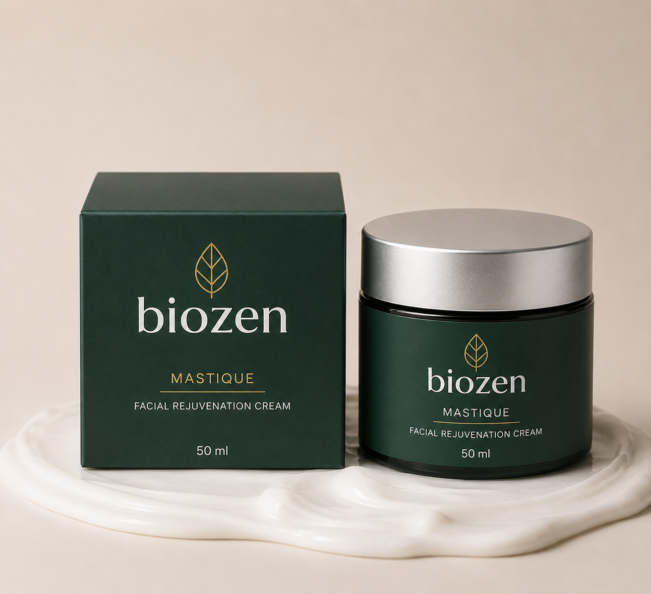 biozen Mastique - Κρέμα Ανάπλασης Προσώπου με Μαστιχέλαιο & Βούτυρο Καριτέ